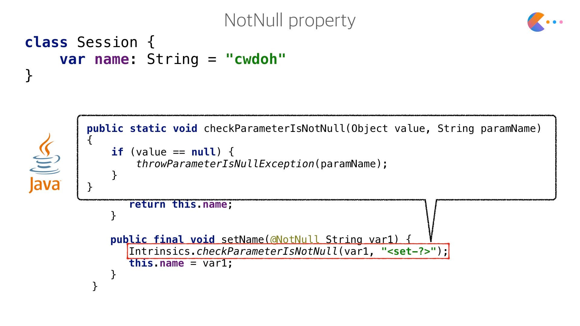 Kotlin check