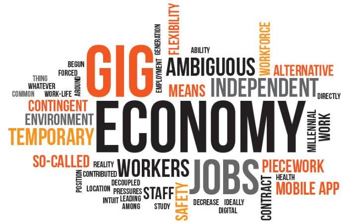 Does the expanding gig economy contribute positively to sustainable economic growth?
