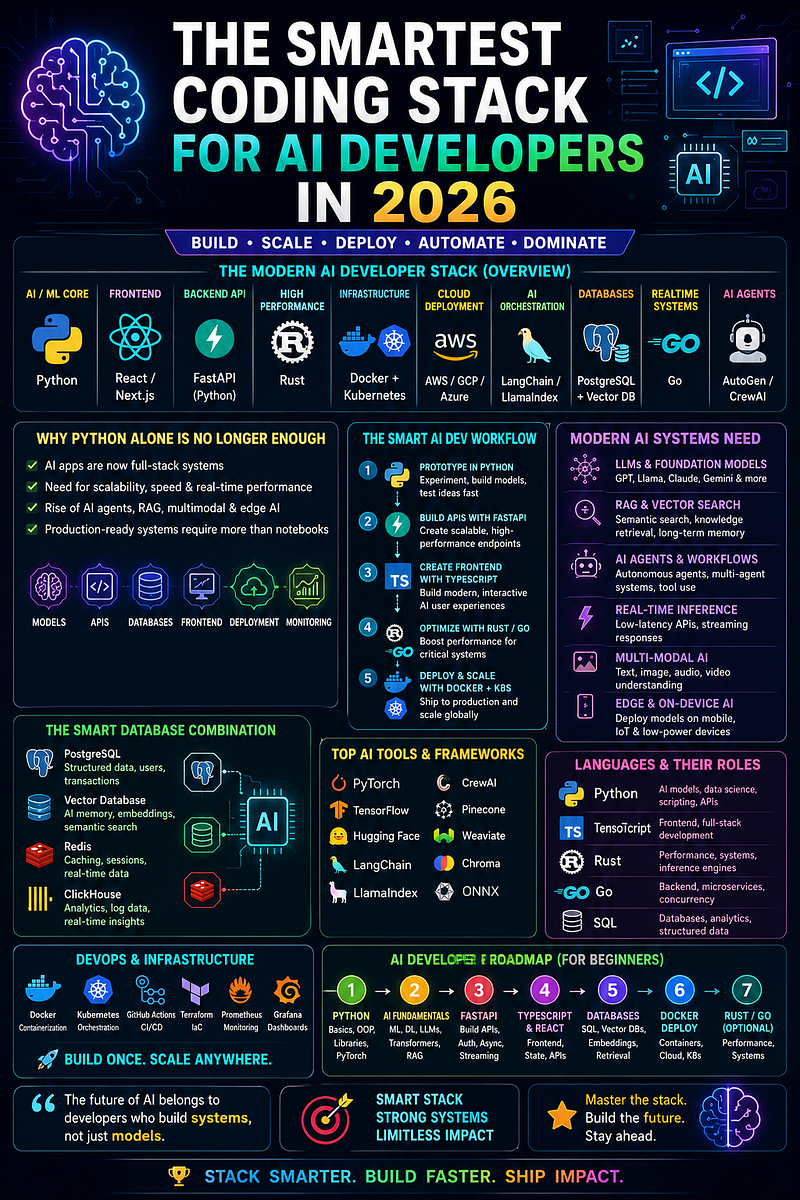 The Smartest Coding Stack for AI Developers in 2026