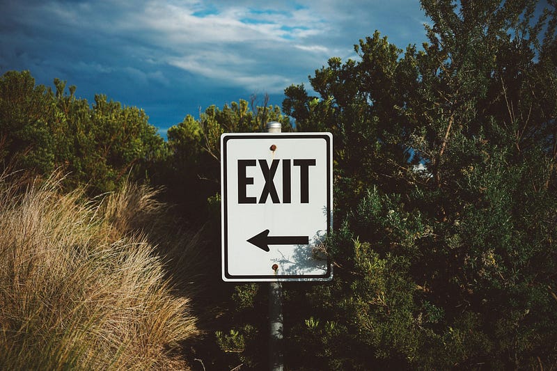 Navigating the Startup Exit From the Start