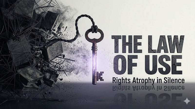 The Blender Has No Off Switch, Desuetude Explained: How Rights Become Irrelevant in the AI Era