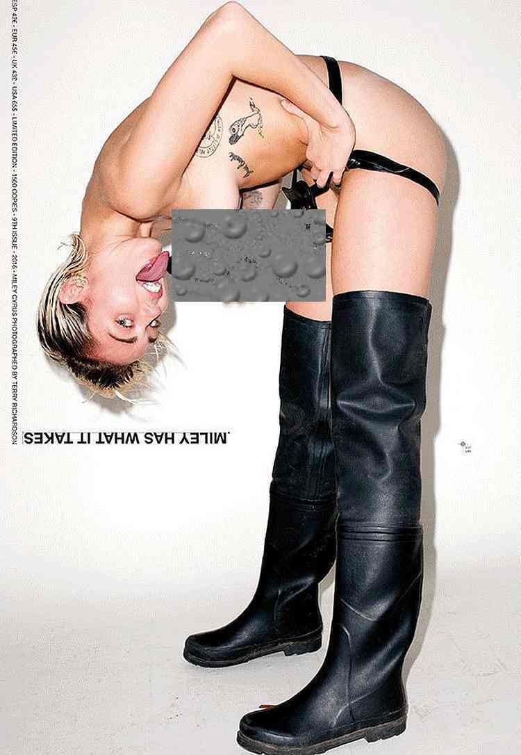 Miley cyrus strap on