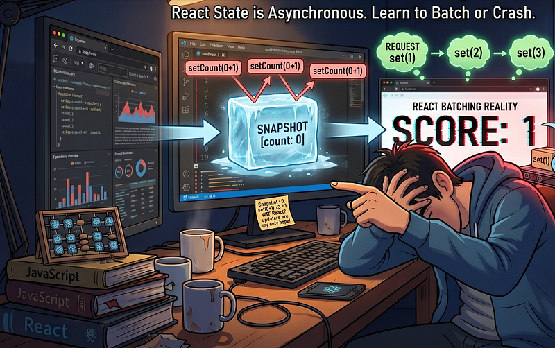 Stop Writing Your React State Updates Like Regular JavaScript.