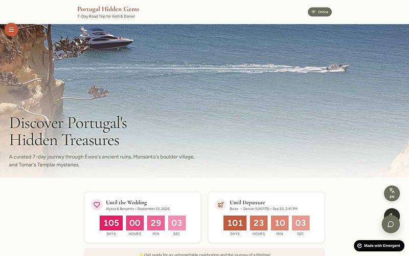 I Built a Custom App for My 7-Day Portugal Road Trip — Here’s What’s Inside