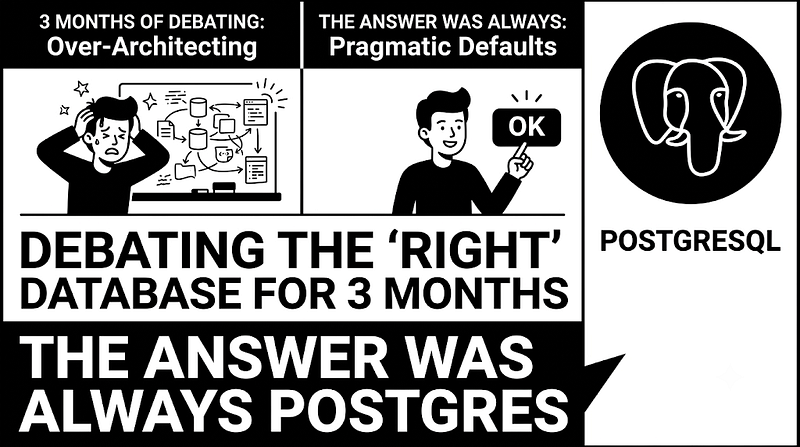 We Spent 3 Months Debating the “Right” Database. The Answer Was Always Postgres.