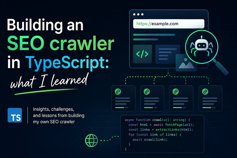 Building an SEO crawler in TypeScript: what I learned