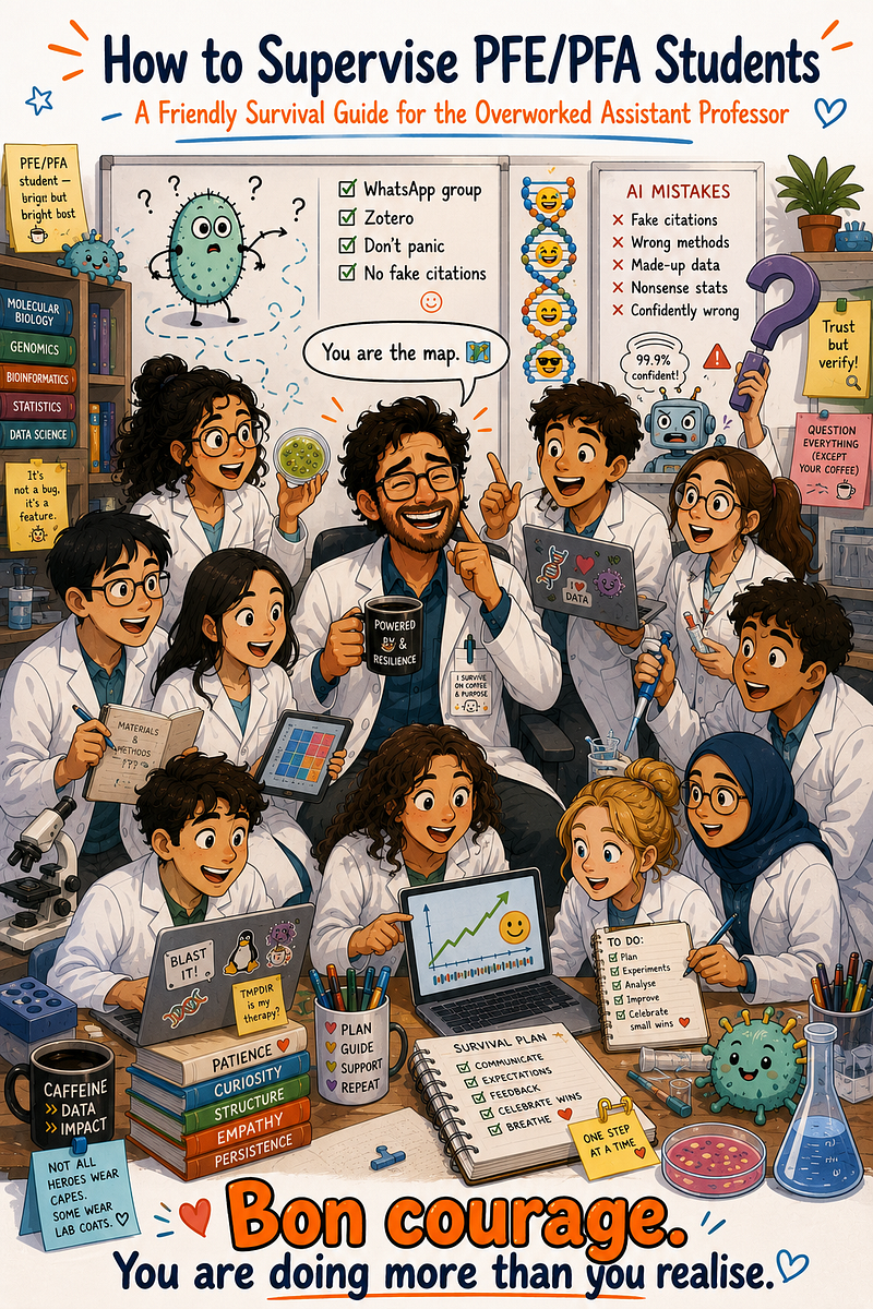 Supervising PFE and PFA Students: my Ten Lessons —version 2026