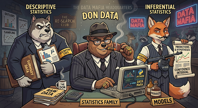 The Two Families of Data: How Descriptive and Inferential Statistics Run the Show