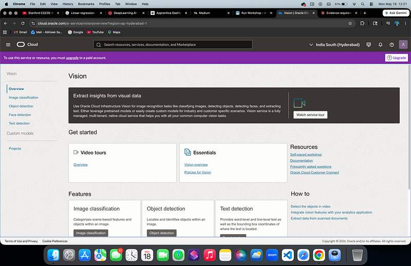 Exploring OCI Vision AI: Object Detection and Image Classification on Oracle Cloud
