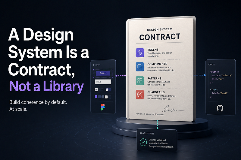 A Design System Is a Contract, Not a Library