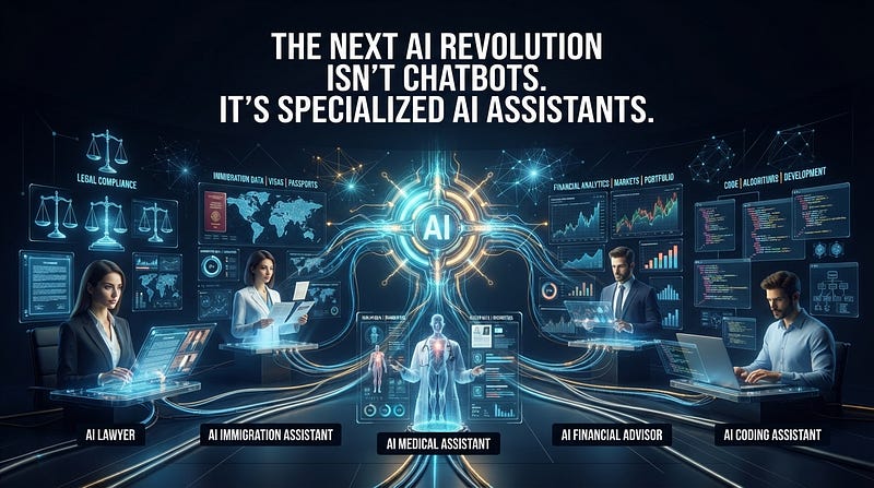 The Next AI Revolution Isn’t Chatbots. It’s Specialized AI Assistants