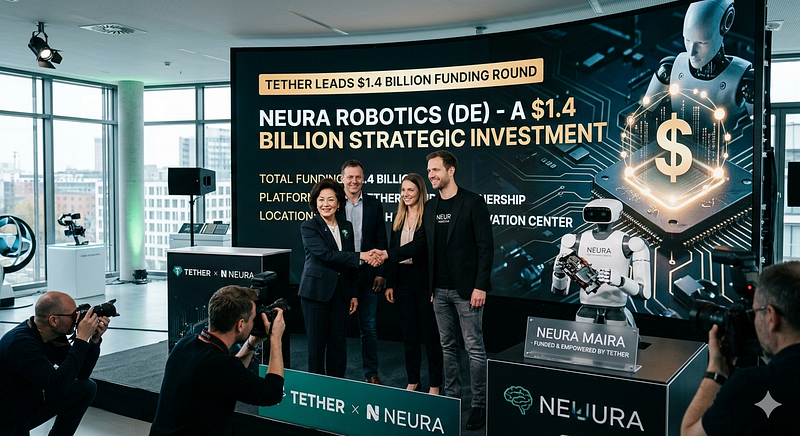 Tether leads $1.4 billion funding round in German robotics company Neura