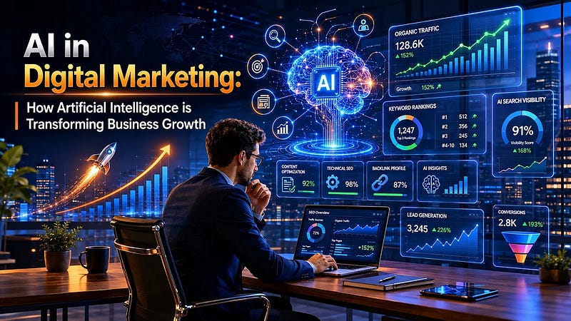 AI in Digital Marketing: How Artificial Intelligence is Transforming Business Growth.