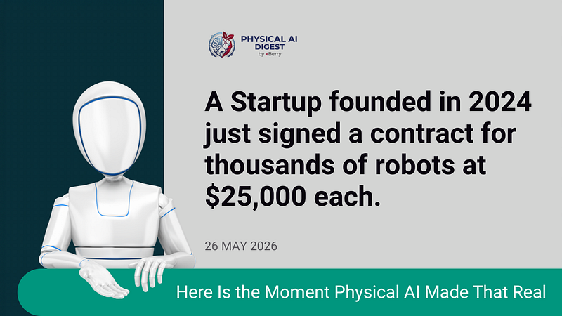 A Startup founded in 2024 just signed a contract for thousands of robots at $25,000 each.