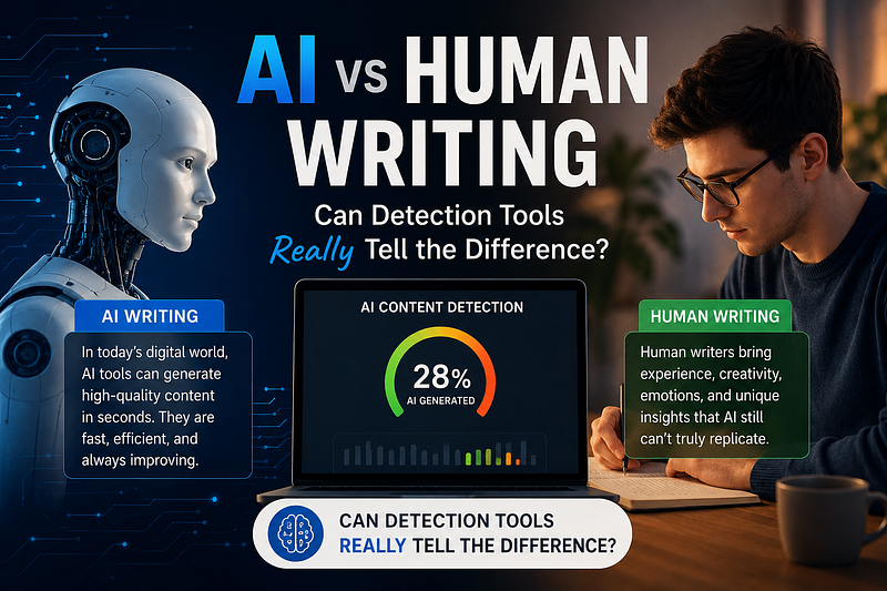 AI vs Human Writing: Can Detection Tools Really Tell the Difference?