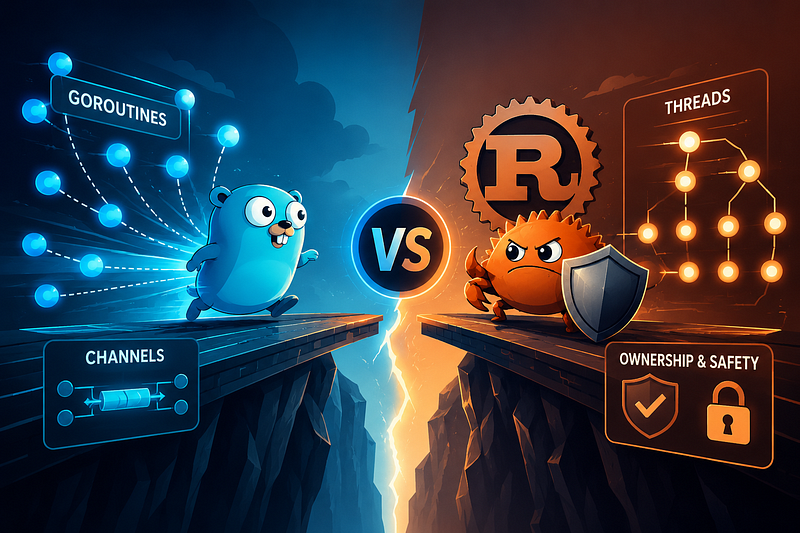 Concurrency in Go vs Rust: What You Gain, What You Lose