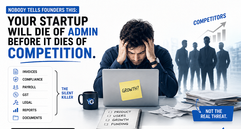 Nobody Tells Founders This: Your Startup Will Die of Admin Before It Dies of Competition