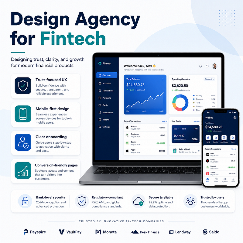 Top 7 Fintech Design Agencies in the USA (2026 Ranked List)