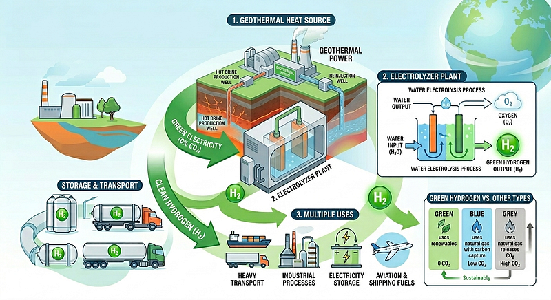 Beyond Electricity: How an Indonesian Geothermal Field is Pioneering the Green Hydrogen Economy