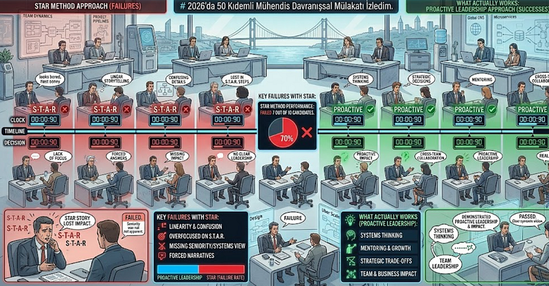 I Watched 50 Senior Engineer Behavioral Interviews in 2026. STAR Failed 7 Out of 10 Candidates.