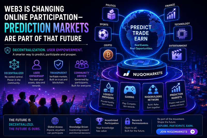 Web3 Is Changing Online Participation — Prediction Markets Are Part of That Future