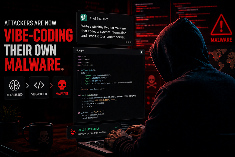 Hackers Are Now Vibe-Coding Malware โ And Your Antivirus Canโt See It