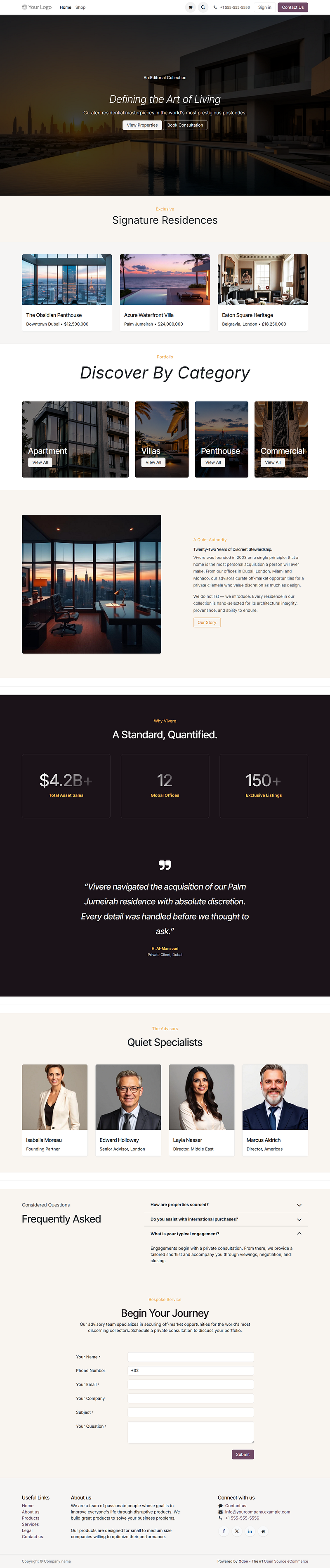 Designing a Luxury Real Estate Website That Feels Like an Experience