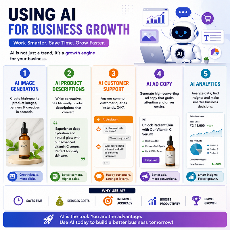 Using AI for Business Growth: How Small Businesses Can Work Smarter and Scale Faster