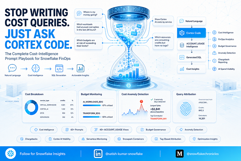 Stop Writing Cost Queries. Just Ask Cortex Code.