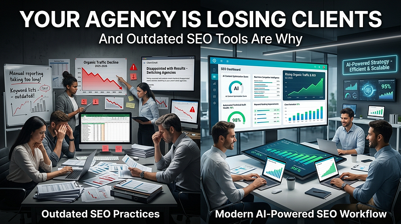 Your Agency Is Losing Clients — And Outdated SEO Tools Are Why