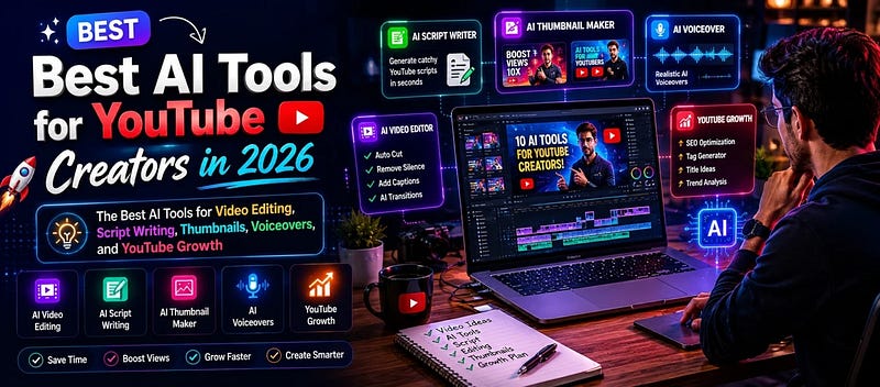 Best AI Tools for YouTube Creators in 2026: Create Better Videos Faster