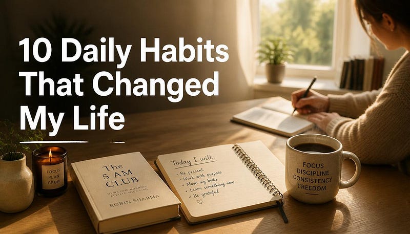 10 Daily Habits That Changed My Life