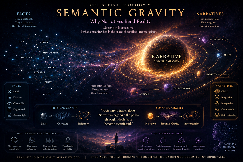 Cognitive Ecology V: Semantic Gravity