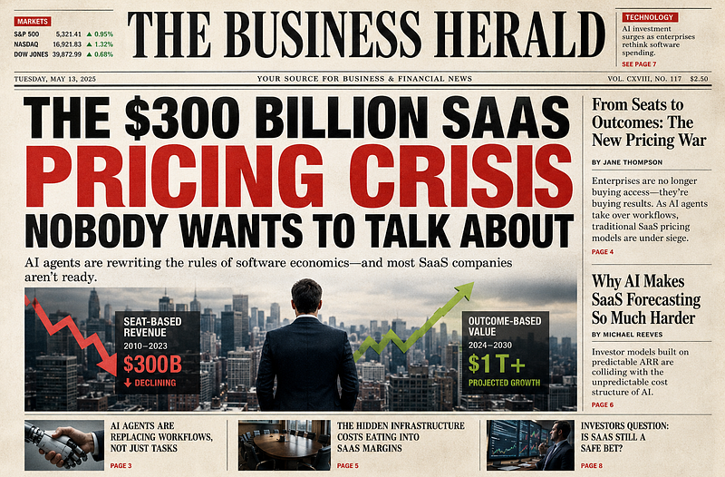 The $300 Billion SaaS Pricing Crisis Nobody Wants to Talk About