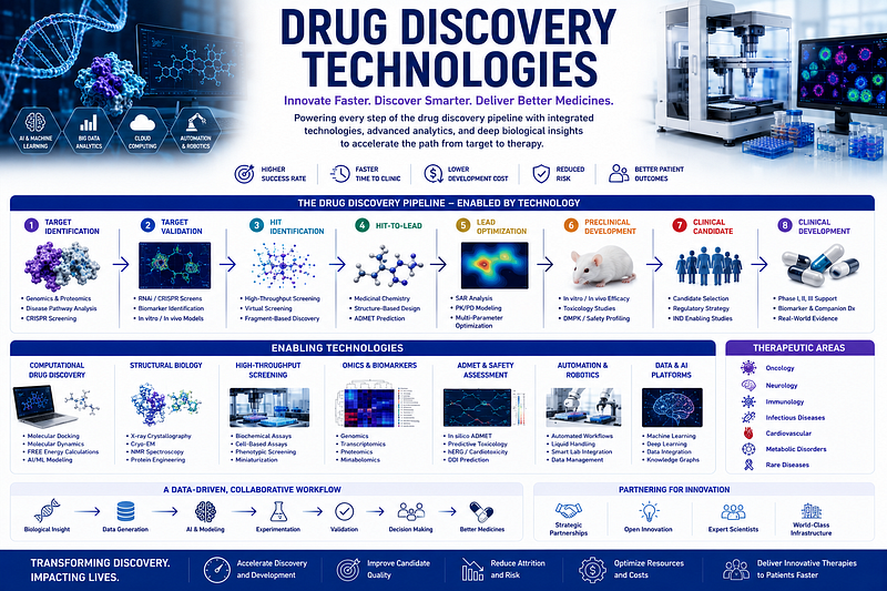 Drug Discovery Technologies :Driven by AI Integration and Rising R&D Outsourcing