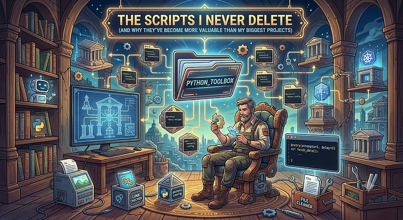 The Python Scripts I Never Delete (And Why They’ve Become More Valuable Than My Biggest Projects)
