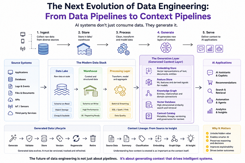The Next Evolution of Data Engineering Isn’t Processing Data. It’s Generating It.