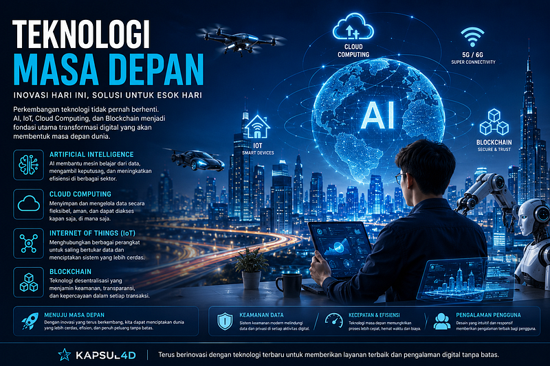 Photo Mengapa Teknologi Masa Depan Akan Berpusat pada AI, Internet of Things, dan Komputasi Awan