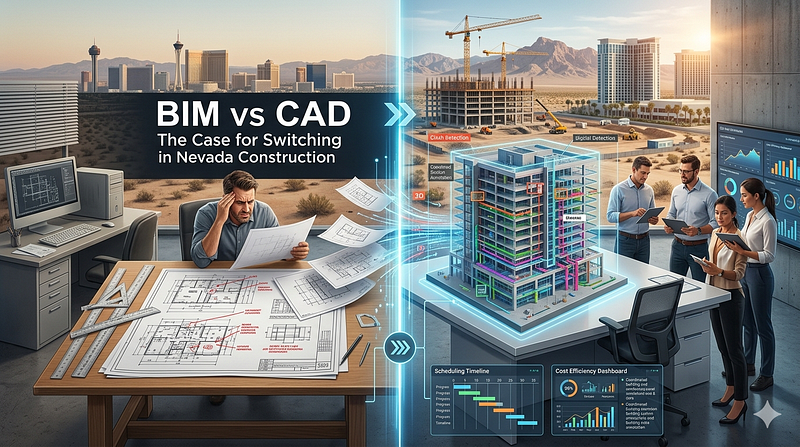 BIM vs CAD: The Case for Switching in Nevada Construction