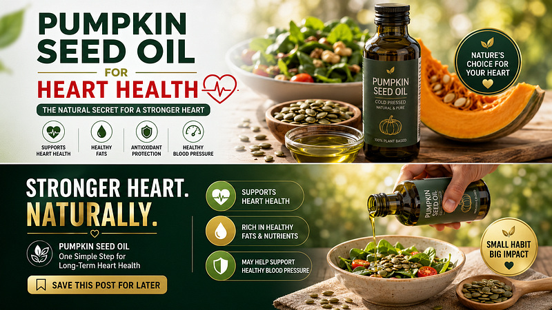 Pumpkin Seed Oil for Heart Health ❤️ The Natural Secret More People Are Using for a Stronger Heart