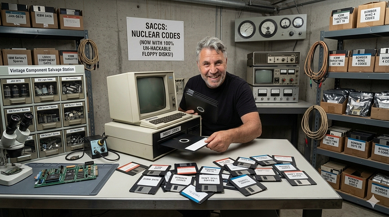 The Ultimate Air Gap: Why the US Military Ran the Nuclear Arsenal on Floppy Disks Until 2019