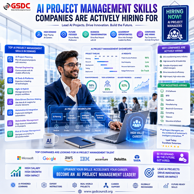 AI Project Management Skills Companies Are Actively Hiring For
