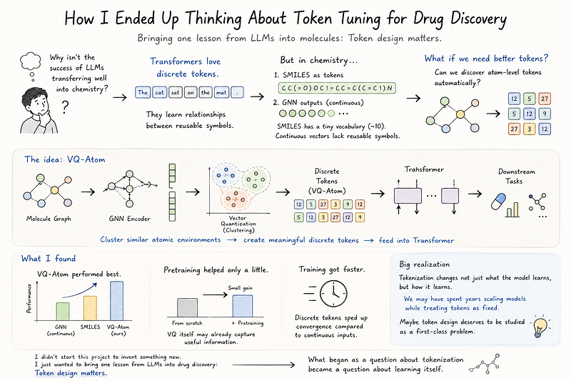 How I Ended Up Thinking About Token Tuning for Drug Discovery