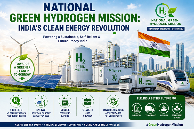 National Green Hydrogen Mission: India’s Clean Energy Revolution —