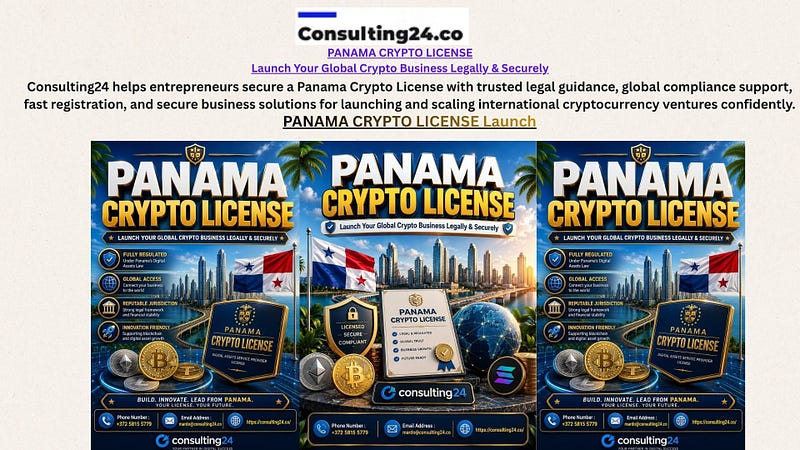 PANAMA CRYPTO LICENSE Launch — Your Global Crypto Business Legally & Securely