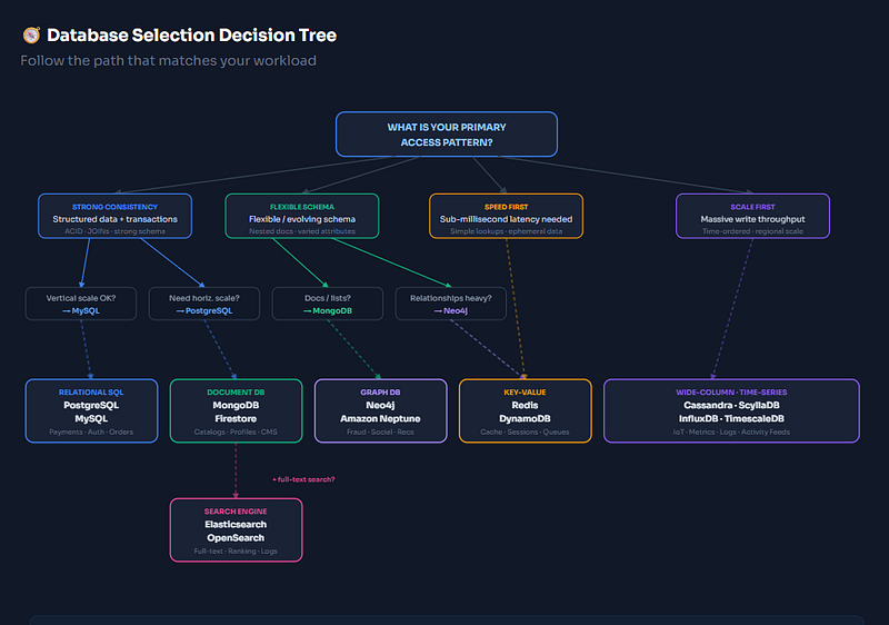 How to Pick the Right Database at Scale
