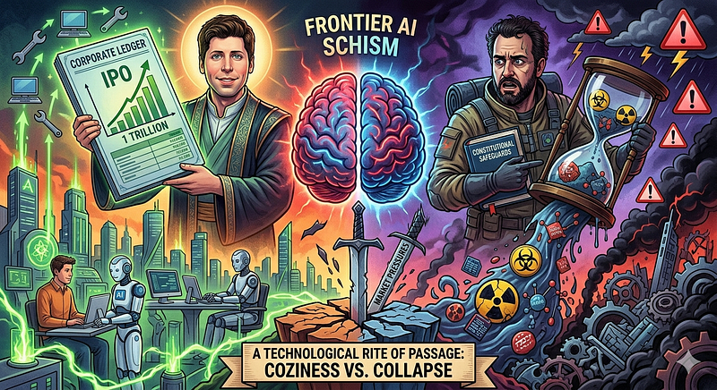 The Great Tech Bro Split: Altman’s Cozy IPO Strategy vs. Amodei’s Digital Apocalypse