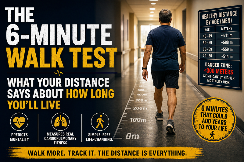 The 6-Minute Walk Test: What Your Distance Says About How Long You’ll Live
