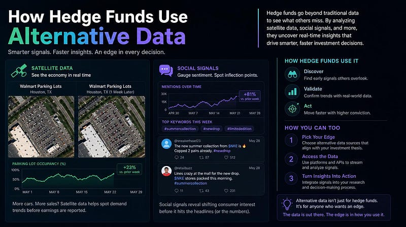 How Hedge Funds Use Alternative Data (And How You Can Too)