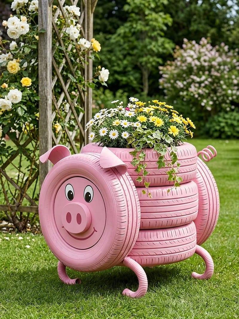 From Trash to Treasure: Creative Ways to Transform Old Tires into Stunning Garden Decor